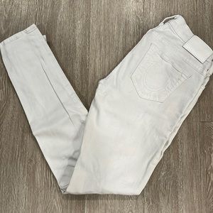 White Halle True Religion Jeans
